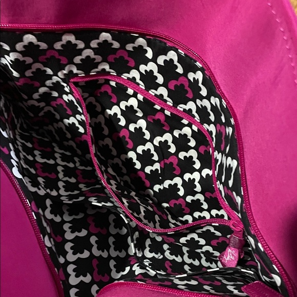 *Like New!* Vera Bradley Magenta Pink Quilted Tote - Picture 6 of 10